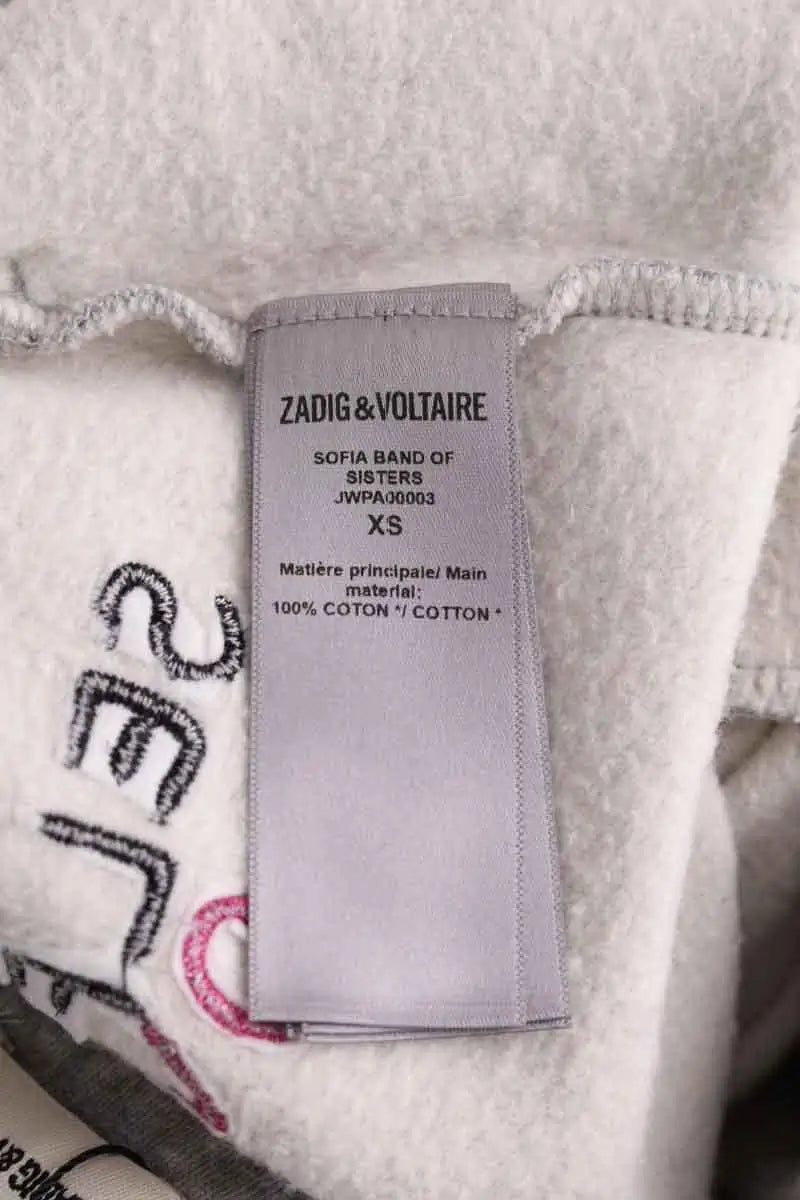 Pantalon de sport Zadig & Voltaire Gris en Coton