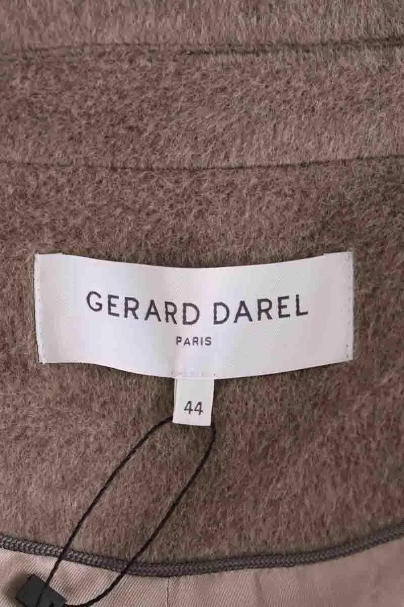 Manteau Gerard Darel Beige en Laine