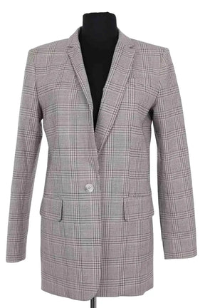Blazer Michael Kors Gris en Laine, taille S - Seconde Main