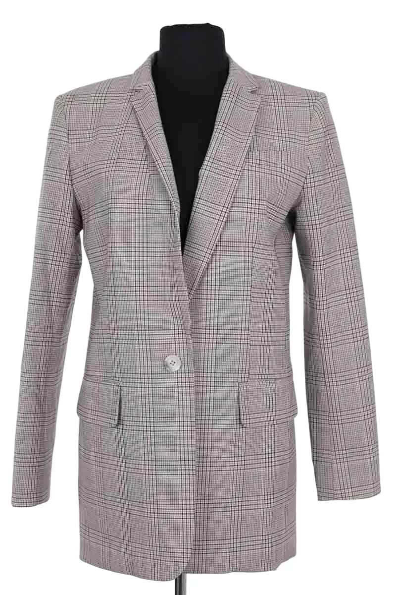 Blazer Michael Kors Gris en Laine, taille S - Seconde Main