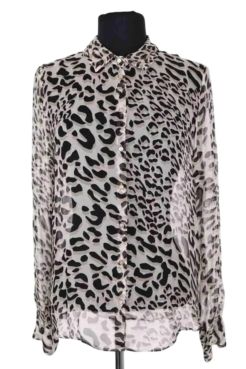 Chemise Liu Jo Blanc en Soie, taille L - Seconde Main
