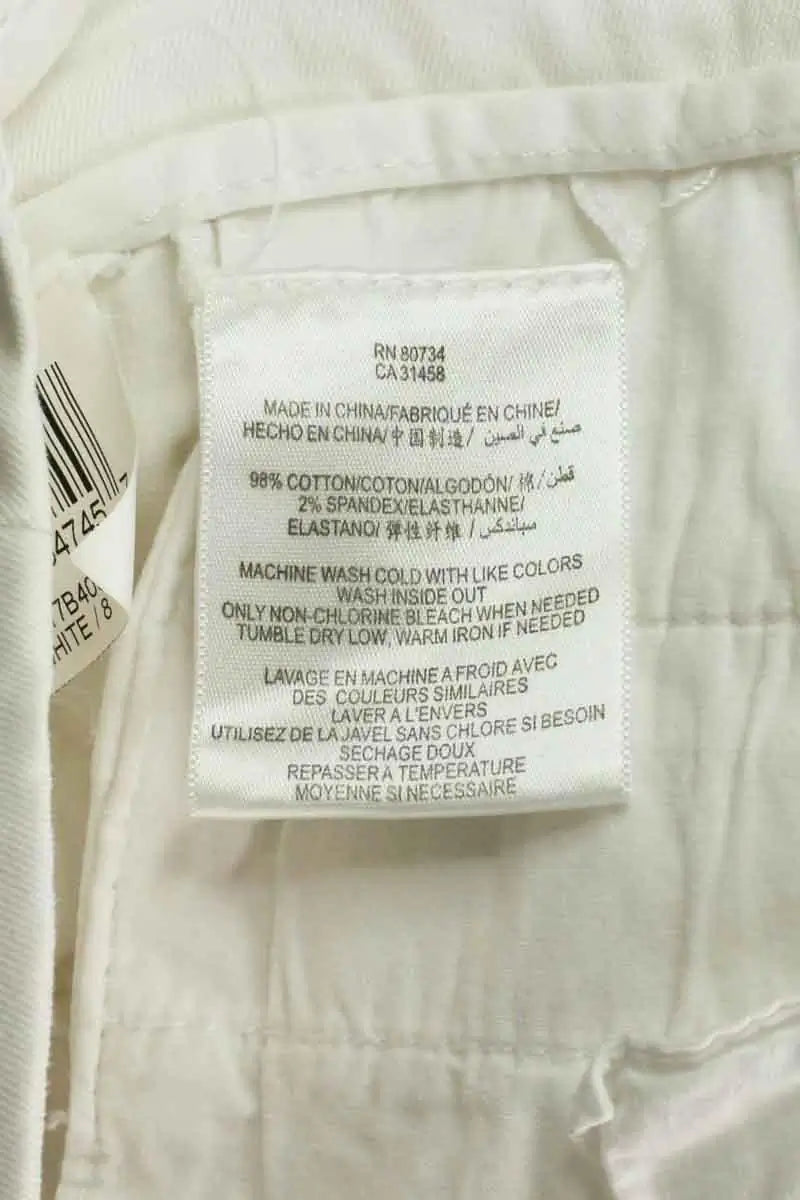 Mini short BCBG Max Azria Blanc en Coton
