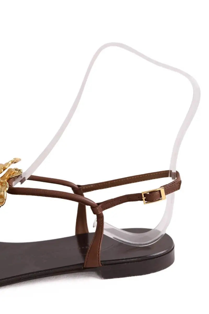 Sandales Giuseppe Zanotti Marron en Cuir