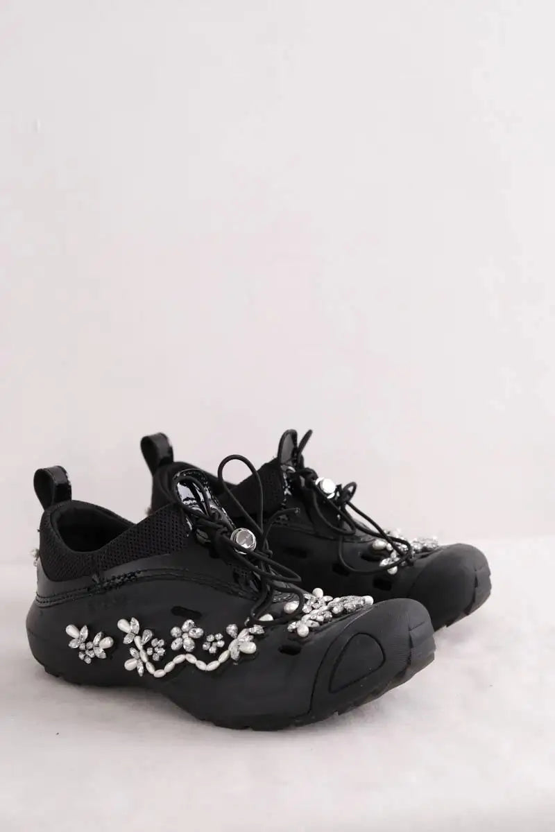 Sabots Simone Rocha Noir en Tissu