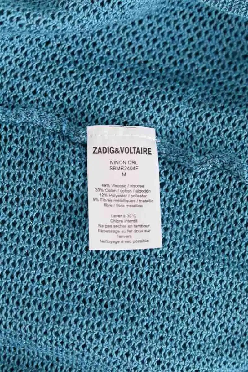 Cardigan Zadig & Voltaire Bleu en Viscose