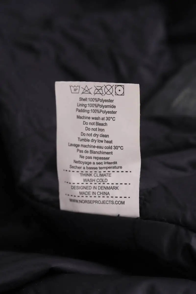 Veste Norse Projects Noir en Synthétique