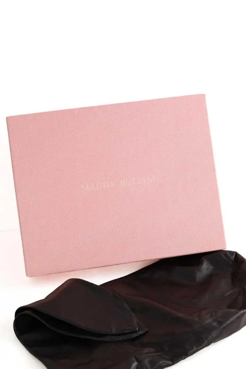 Chapeau Magda Butrym Noir en Cuir