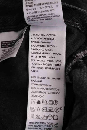 Bermuda Levi's Noir en Coton