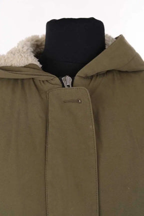 Parka Sandro Kaki en Coton
