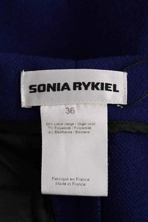 Pantalon Sonia Rykiel Bleu en Laine
