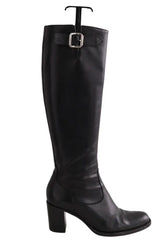 Bottes Free Lance Noir en Cuir, taille 36 - Seconde Main