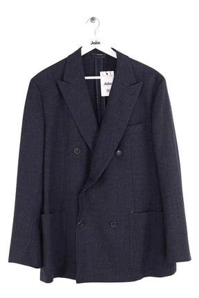 Veste Hermès Anthracite en Laine, taille XXXL - Seconde Main