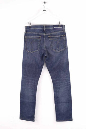 Pantalon slim Calvin Klein Bleu en Denim - Jeans
