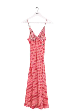 Robe Poupette St Barth Rose en Soie, taille S - Seconde Main