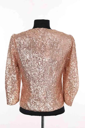 Gilet Maje Rose en Synthétique