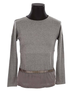 Top Fabiana Filippi  Gris