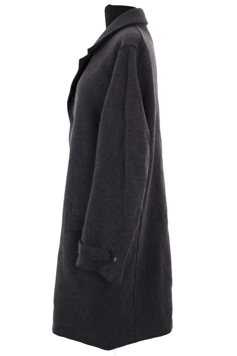 Manteau Lacoste Gris en Laine