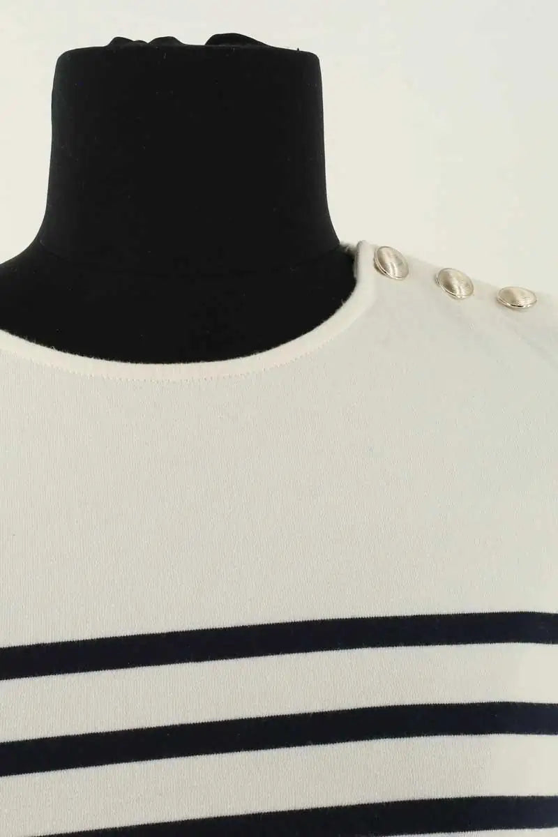 T-shirt Sézane Blanc en Coton