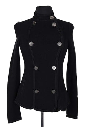 Veste Emporio Armani Noir en Coton, taille M - Seconde Main