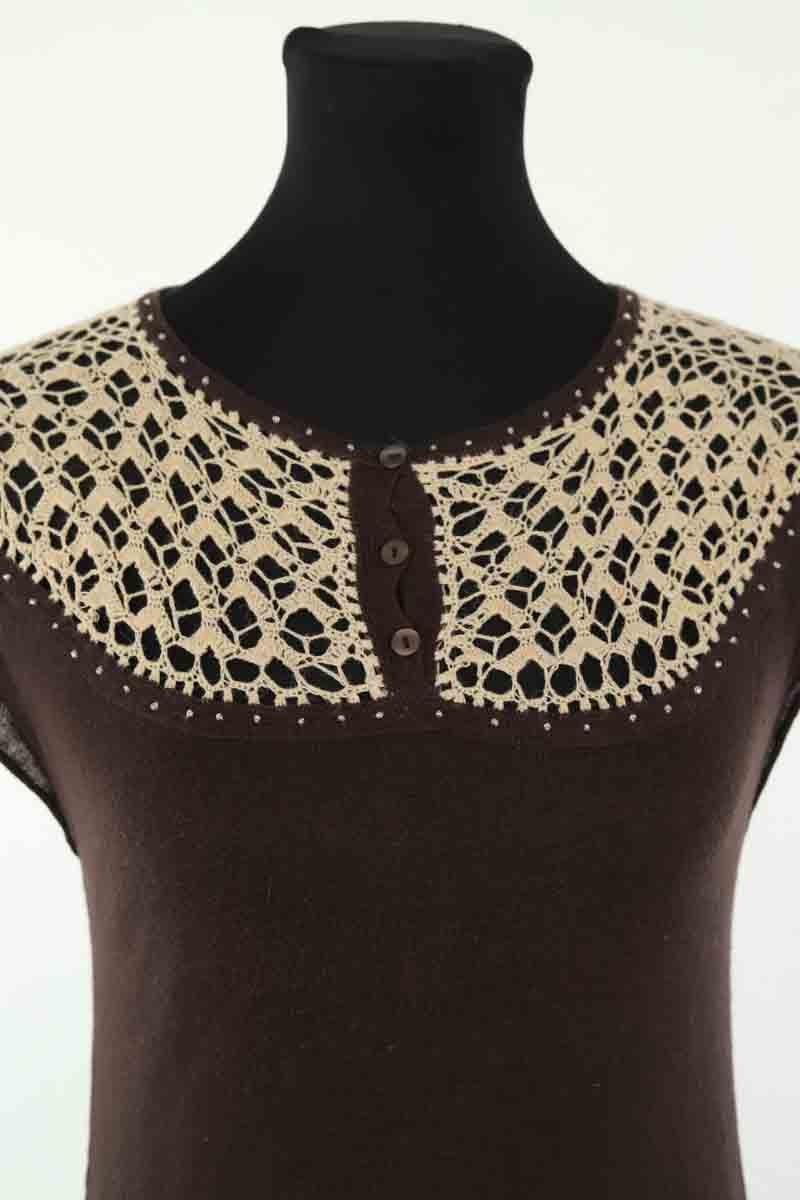 Tops sans manche Maje  Marron