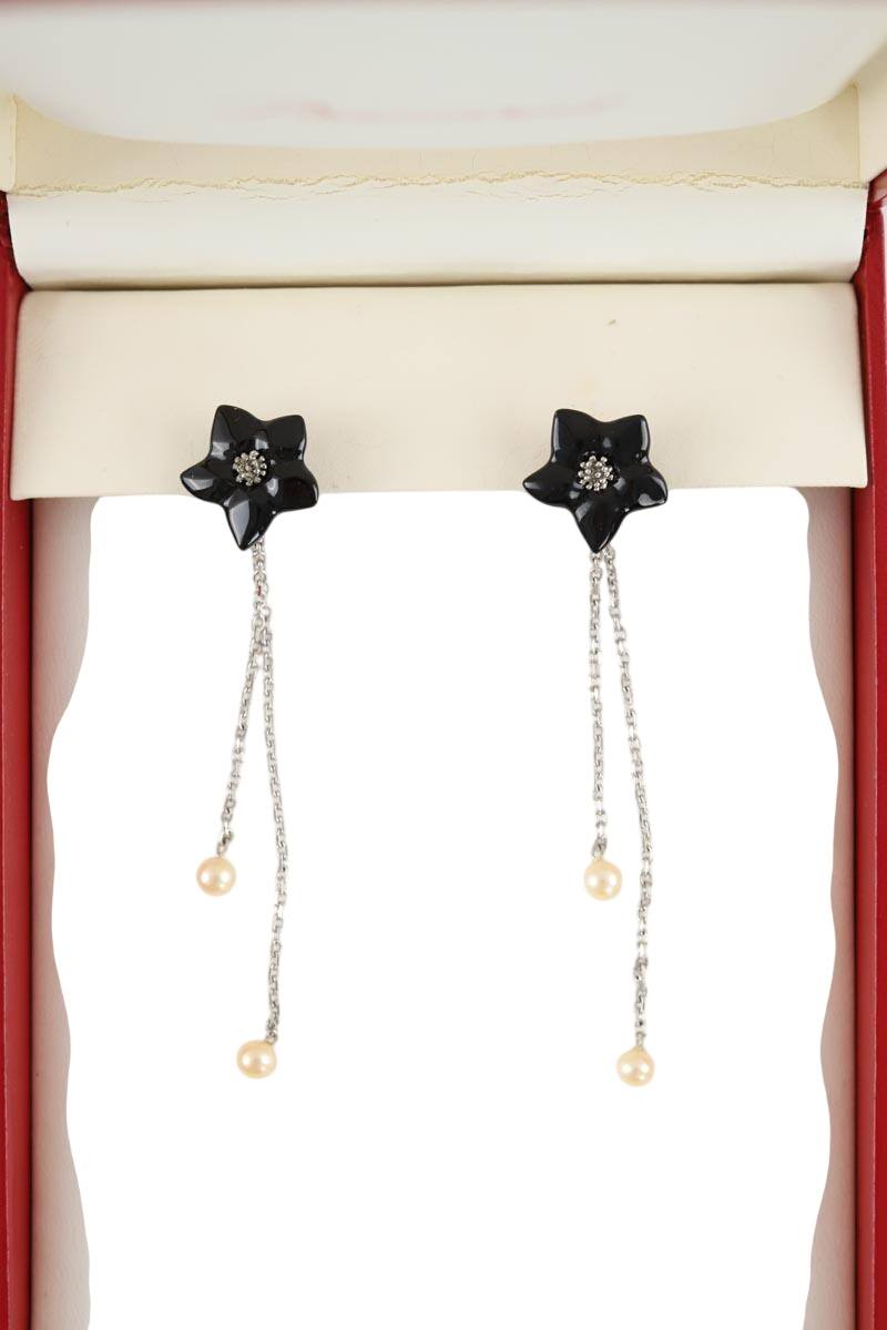 Boucles d'oreilles Baccarat  Argent