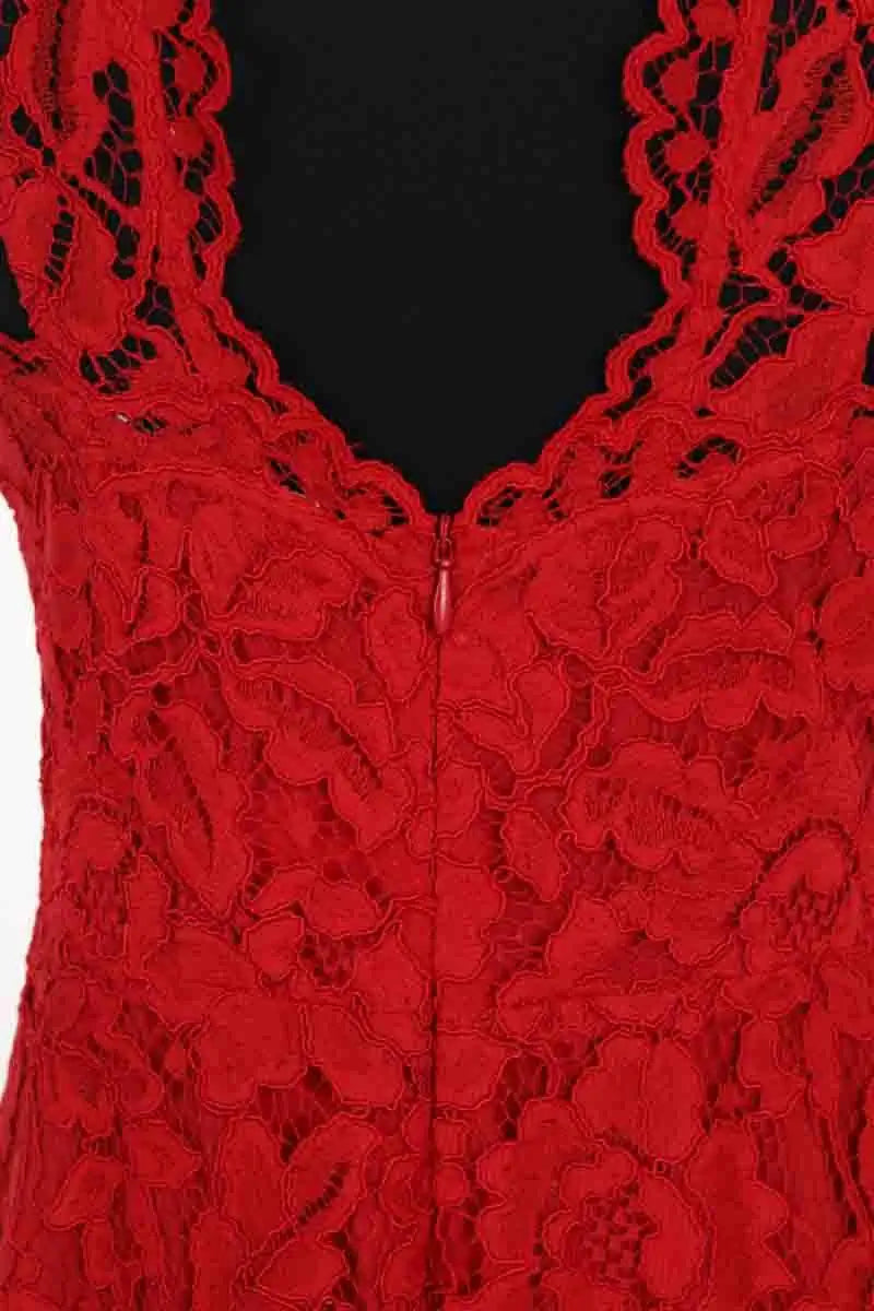 Robe Sandro Rouge en Coton