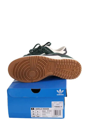 Baskets Nike Vert en Cuir