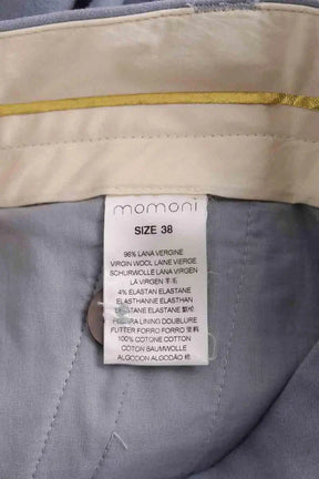 Pantalon large Momoni Gris en Laine