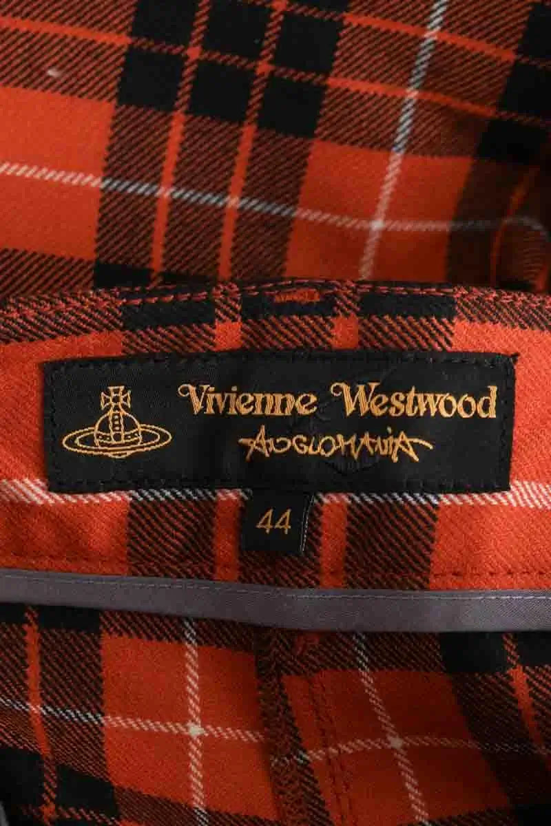 Pantalon slim Vivienne Westwood Orange en Laine