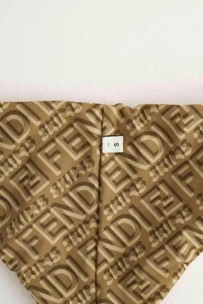 Maillot de bain Fendi X Skims Beige en Synthétique