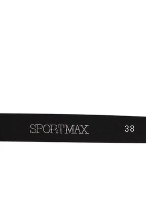 Ceinture en cuir Sportmax Noir en Cuir
