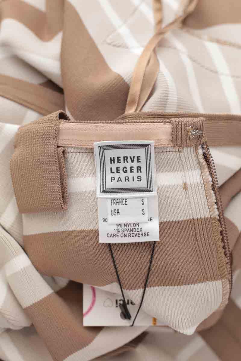 Mi-longueur Herve Leger  Beige