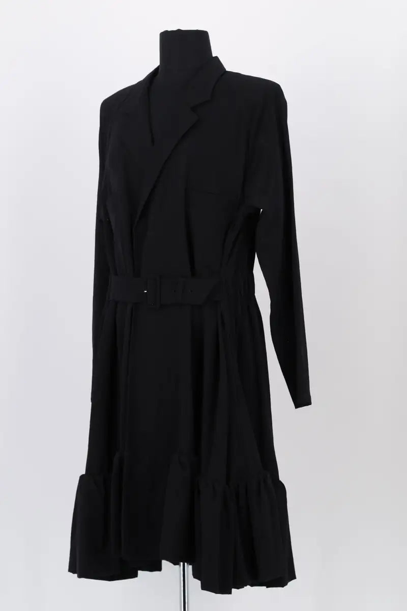 Robe Yohji Yamamoto Noir en Laine