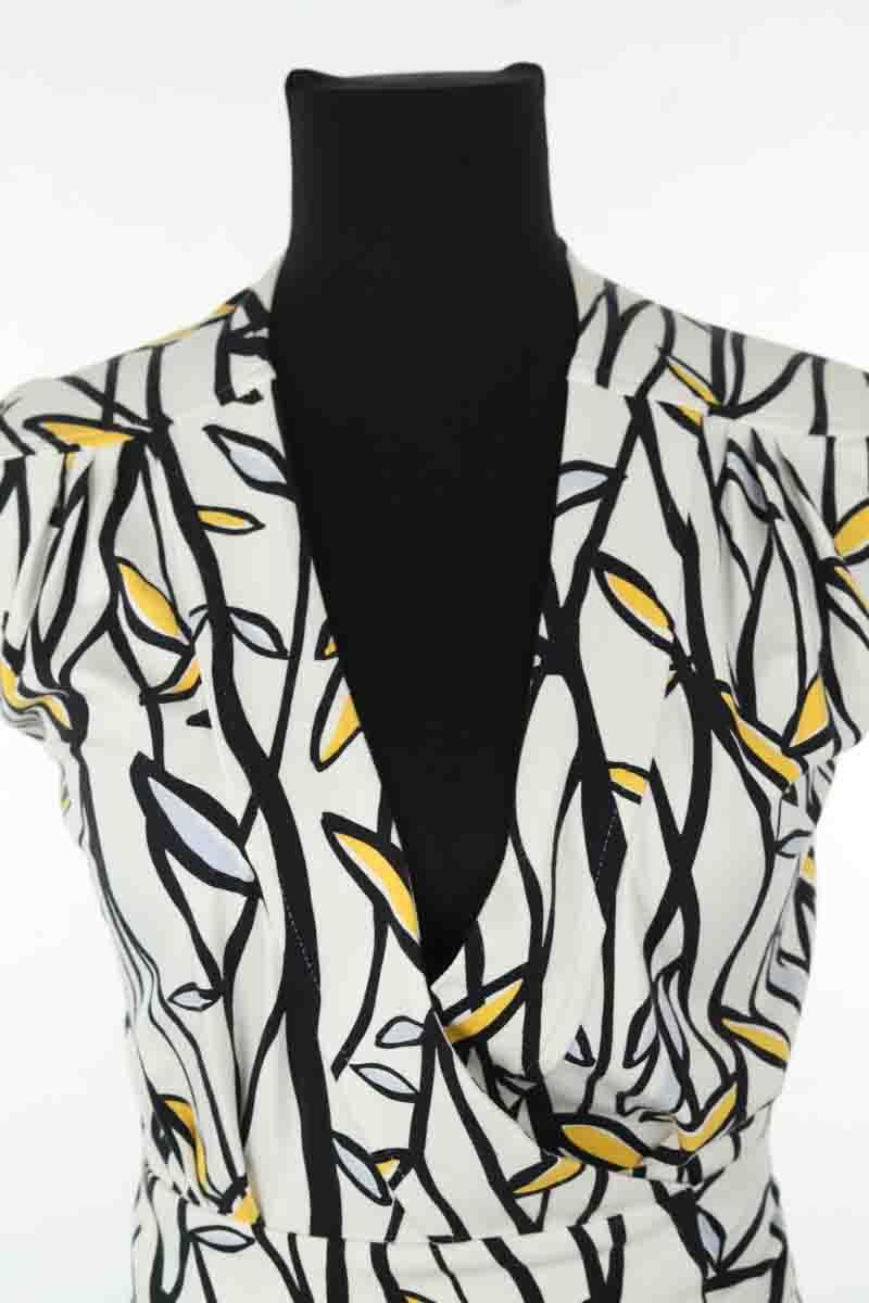 Mi-longueur Diane Von Furstenberg  Blanc