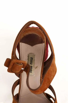 Talons Miu Miu  Marron
