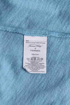 Pull American Vintage Bleu en Coton