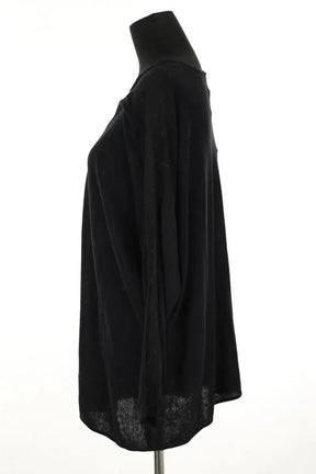 T-shirt Maje Noir en Soie