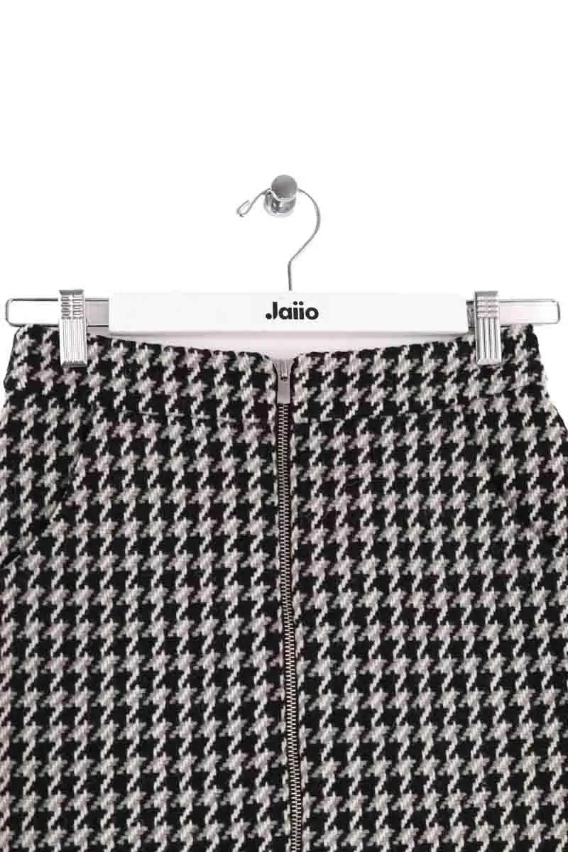 Mini jupe Maje Blanc en Laine