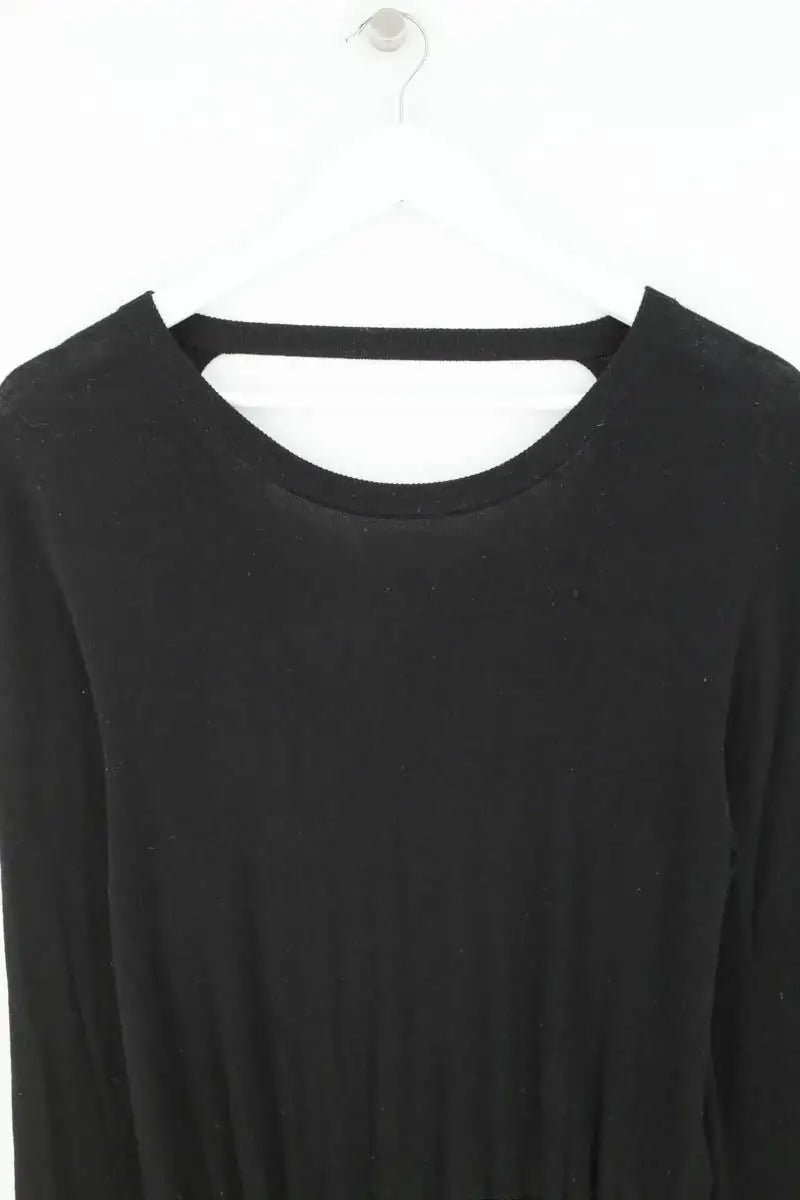 Robe Maje Noir en Viscose