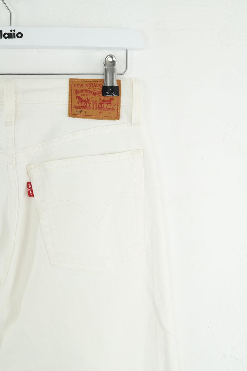 Slim Levi's 501 Blanc