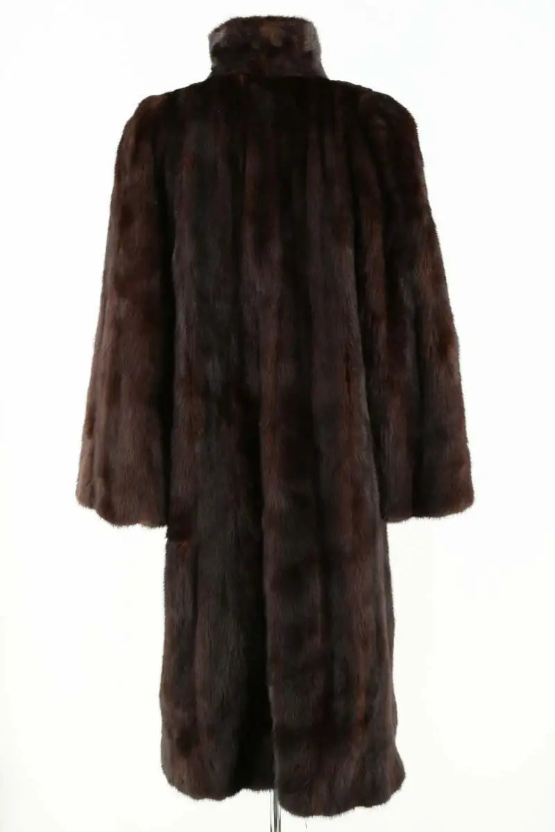 Manteau Balmain Marron en Fourrure