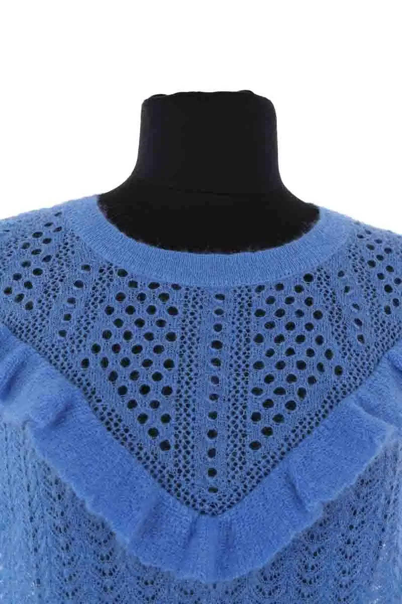 Pull Maje Bleu en Synthétique
