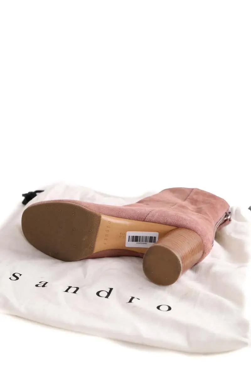 Boots Sandro Rose en Daim