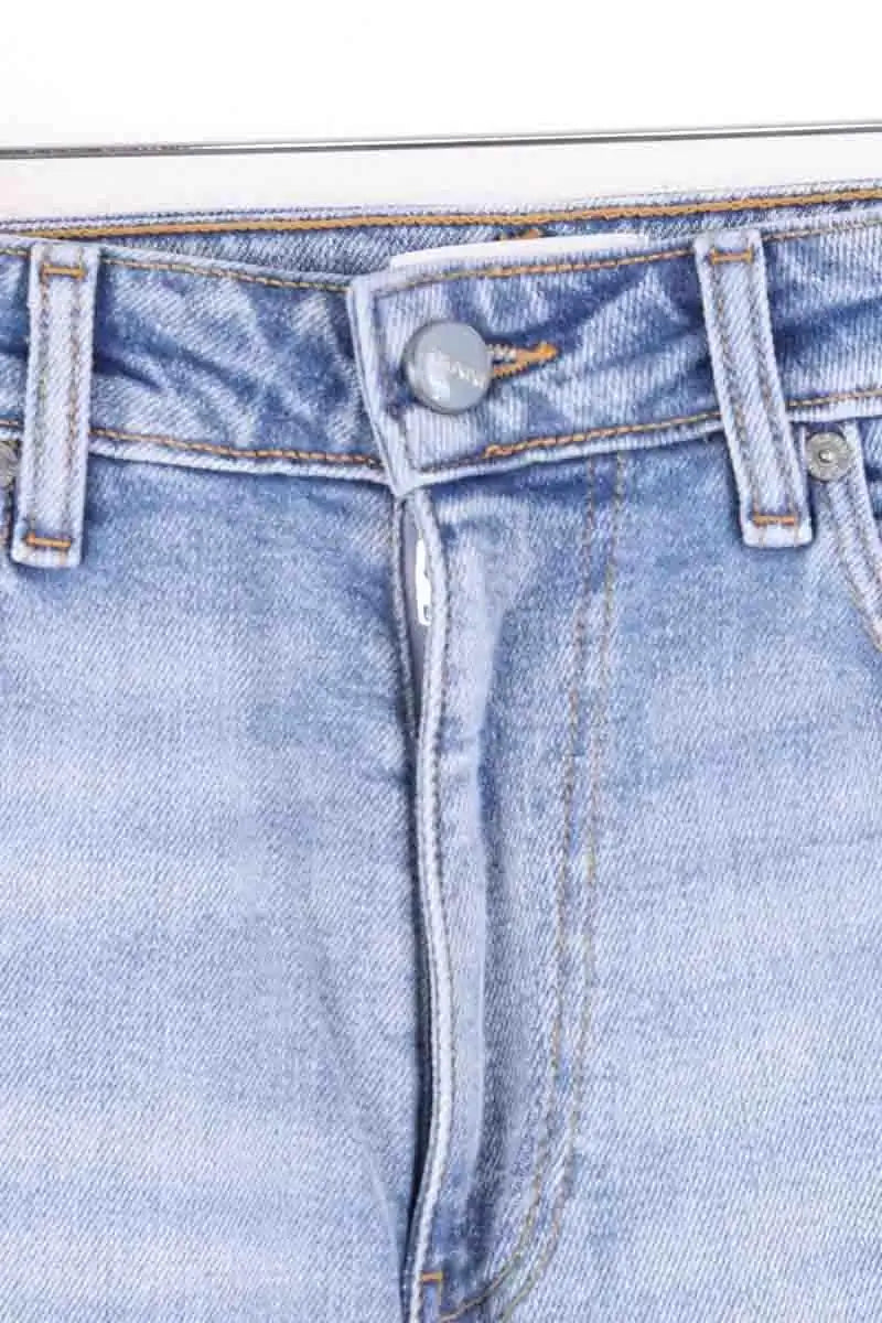 Bermuda Ganni Bleu en Coton