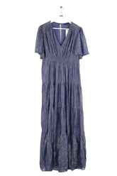 Robe Tara Jarmon Bleu en Viscose, taille M - Seconde Main