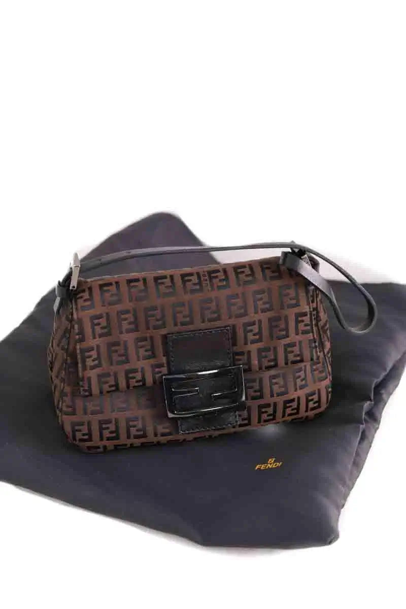 Sac porté épaule Fendi Marron en Synthétique