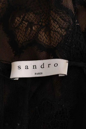 T-shirt Sandro Noir en Coton