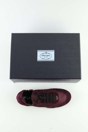 Baskets Prada  Bordeaux
