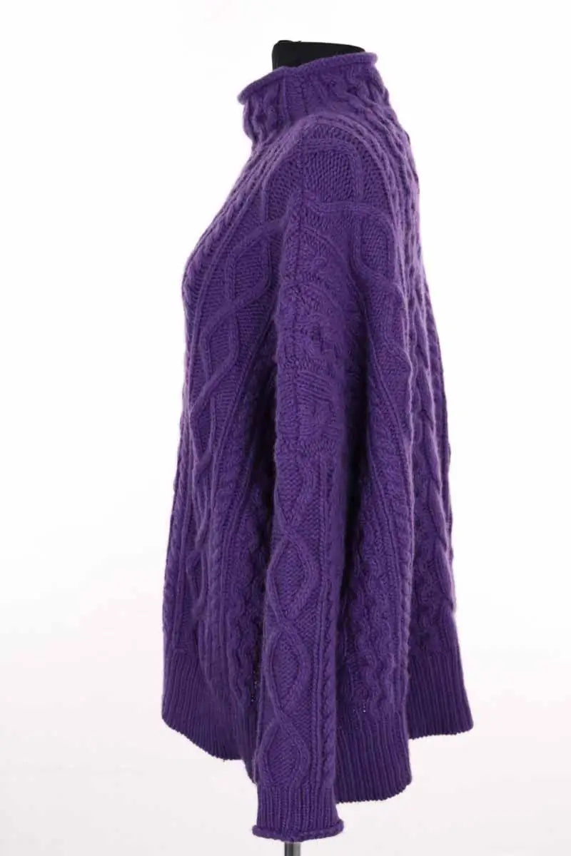 Pull Eric Bompard Violet en Cachemire