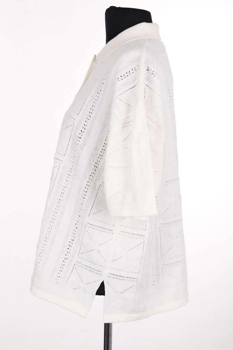 Chemise Maison Montagut Ecru en Coton